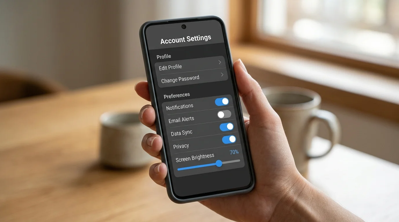 smartphone-panel-ajustes-cuenta